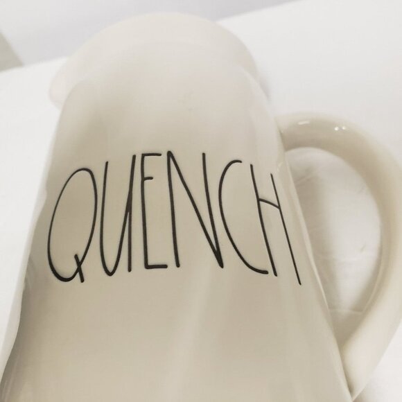 Rae Dunn Quench pitcher handle tall 9" - Picture 4 of 12